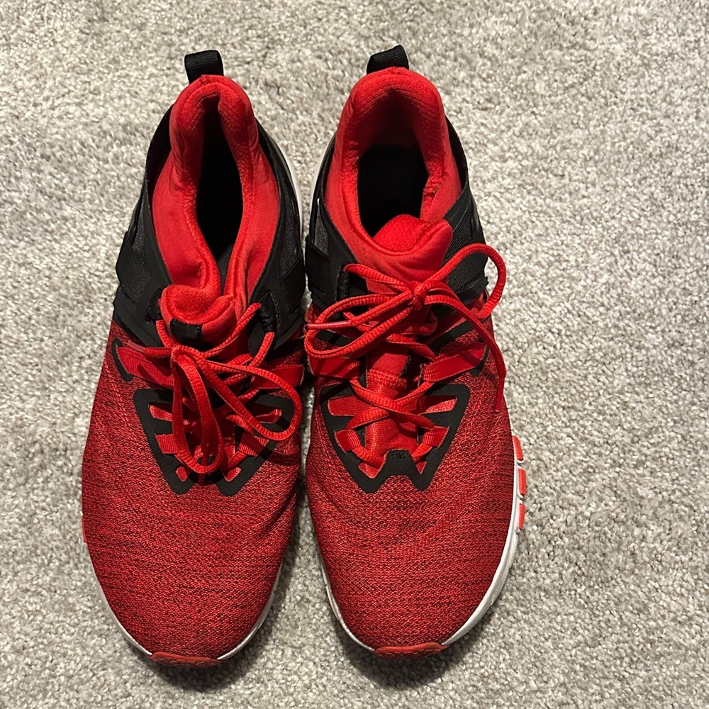 Nike Red and Black Men's Sneakers